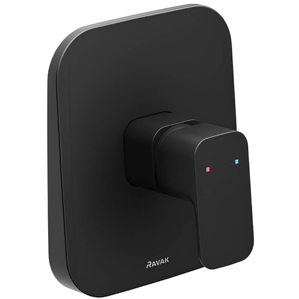 Смеситель для душа Ravak 10° Free black-TD F 062.20 скрытый монтаж, керамический картридж, черный матовый (X070157)