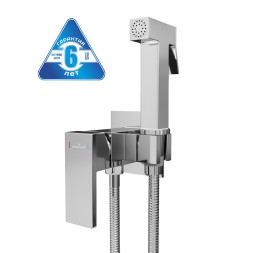 Смеситель с гигиенической лейкой 25k MIXLINE ML31-082 "Ray" встраиваемый - ML31-082