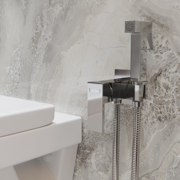 Смеситель с гигиенической лейкой 25k MIXLINE ML31-082 &amp;quot;Ray&amp;quot; встраиваемый - ML31-082 