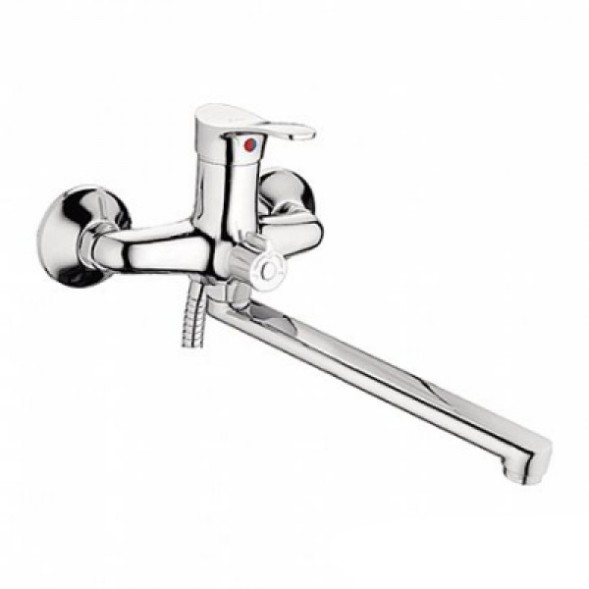 Смеситель для ванны и раковины 35к L2214 Ledeme с отв L-нос, латунь - L2214 