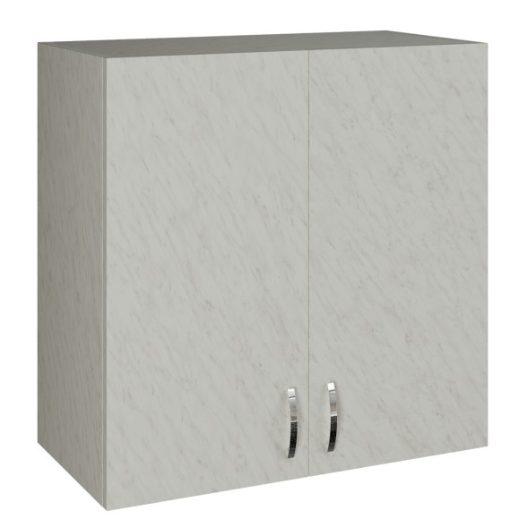 шкаф навесной кухонный с сушкой 60 белый мрамор - 510098 