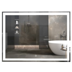 Зеркало MIXLINE &amp;quot;Ливия&amp;quot; 800*600 (ШВ) сенсорный выключатель, светодиодная подсветка - ФР-00000942 