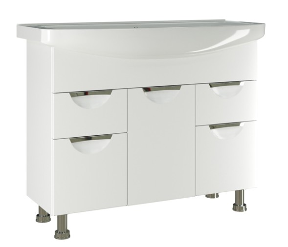 Тумба д/ванной &amp;quot;ЭТЬЕН-105&amp;quot; под раковину Элеганс-105 (Kirovit) (ПВХ) - 542411 