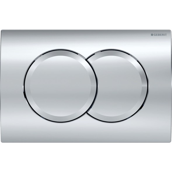 Инсталляция Geberit Duofix для подвесного унитаза, со смывным бачком Delta, смывная клавиша Delta01, хром глянец (458.149.21.1)