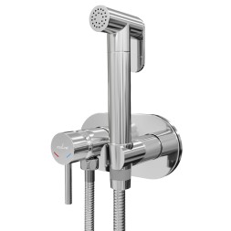 Смеситель с гигиенической лейкой 25k MIXLINE ML31-085 "Ray" встраиваемый - ML31-085