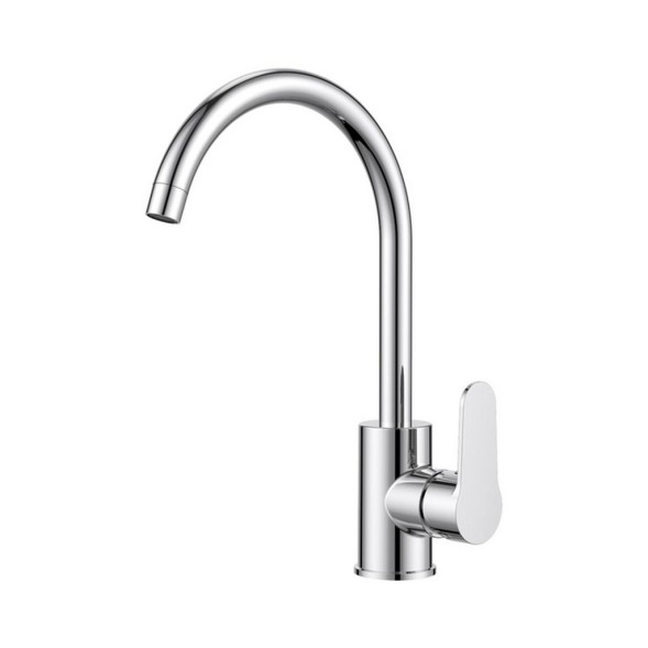 Смеситель для кухни 35к Milardo POLSBJ0M05 &amp;quot;Poli&amp;quot; высокий пов. излив, п/гайку, пластик, ХРОМ - POLSBJ0M05 