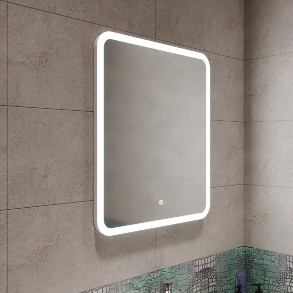 Зеркало MIXLINE &amp;quot;Стив&amp;quot; 600*700 (ШВ) сенсорный выключатель, светодиодная подсветка - LED-00002840 