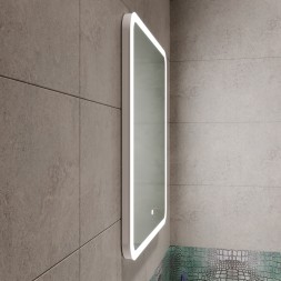 Зеркало MIXLINE "Стив" 600*700 (ШВ) сенсорный выключатель, светодиодная подсветка - LED-00002840