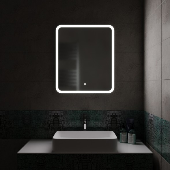 Зеркало MIXLINE &amp;quot;Стив&amp;quot; 600*700 (ШВ) сенсорный выключатель, светодиодная подсветка - LED-00002840 