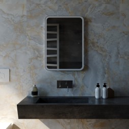 Зеркало MIXLINE "Стив" 500*700 (ШВ) сенсорный выключатель, светодиодная подсветка, гор/верт крепеж - LED-00002904