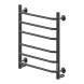 Полотенцесушитель MIXLINE MIRA  60х50 (таймер, 268 Вт, 6 перекладин) электрический ЧЕРНЫЙ - ML-556416 