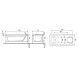 Ванна акриловая Jacob Delafon Sofa 150x70 прямоугольная, белая (E6D300RU-00)