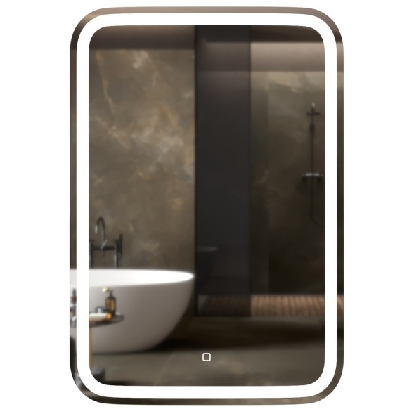 Зеркало MIXLINE &amp;quot;Мальта&amp;quot; 550*800 (ШВ) сенсорный выключатель, светодиодная подсветка - ФР-00000941 