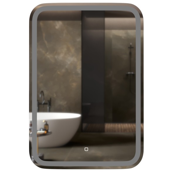 Зеркало MIXLINE &amp;quot;Мальта&amp;quot; 550*800 (ШВ) сенсорный выключатель, светодиодная подсветка - ФР-00000941 