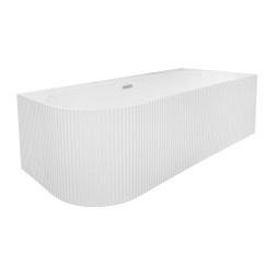 Ванна акриловая Azario LAGO BLANCO 1700х750х580 пристенная, правая, в комплекте с сифоном и металлической рамой (AZ-6724-1CR)