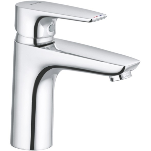 Смеситель для раковины KLUDI PURE&amp;amp;SOLID 100, однорычажный, хром (342920575)