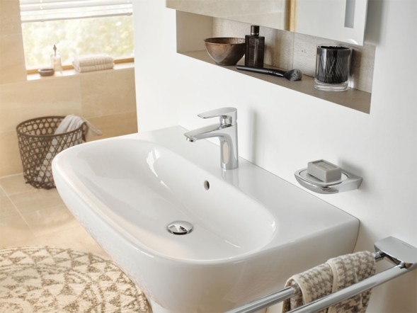 Смеситель для раковины KLUDI PURE&amp;amp;SOLID 100, однорычажный, хром (342920575)