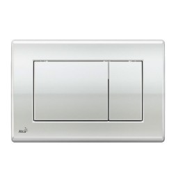 Кнопка для инсталляции ALCAPLAST/Alcadrain М272 квадрат, хром-мат - M272