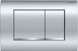 Инсталляция Geberit Duofix для подвесного унитаза, со смывным бачком Delta, смывная клавиша Delta30, хром глянец (458.163.21.1)