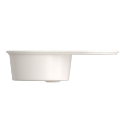 Мойка ML-GMS05 СТАНДАРТ овальная с крылом, белый (331), 740*455*190мм - 00-00002320