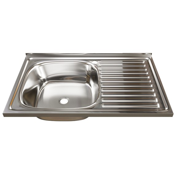 Мойка 80х50 (0,4) лев вып 1 1/2 MIXLINE 16 см - 528172 