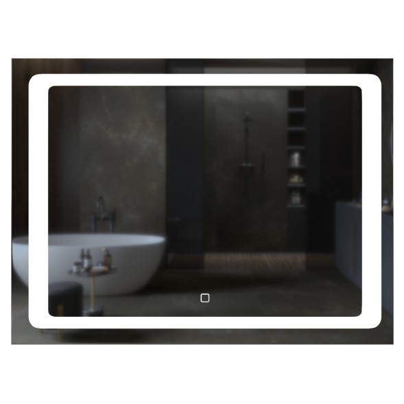 Зеркало MIXLINE &amp;quot;Фортуна&amp;quot; 800*600 (ШВ) сенсорный выключатель, светодиодная подсветка - ФР-00000947 