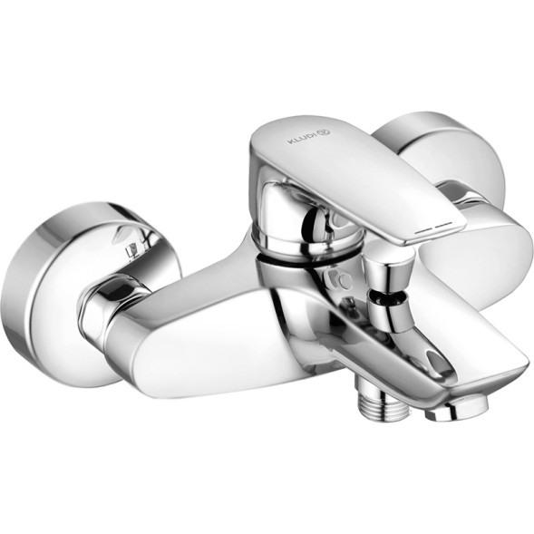 Смеситель для ванны и душа KLUDI PURE&amp;amp;SOLID однорычажный, хром (346810575)