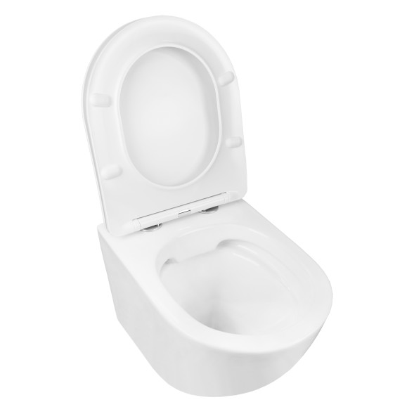 Сет 3 в 1 инсталляция Grohe Rapid SL с клавишей смыва + подвесной унитаз Azario Grado  с быстросъемным сиденьем микролифт (38772001+AZ-0046 SP)
