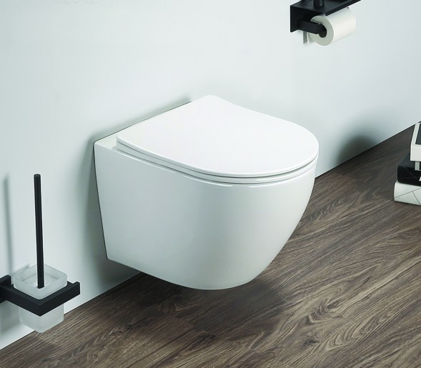Сет 3 в 1 инсталляция Grohe Rapid SL с клавишей смыва + подвесной унитаз Azario Grado  с быстросъемным сиденьем микролифт (38772001+AZ-0046 SP)