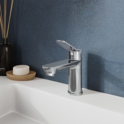 Смеситель для раковины 35к Milardo ENJSB00M01 "Enjoy" литой, п/гайку ХРОМ - ENJSB00M01