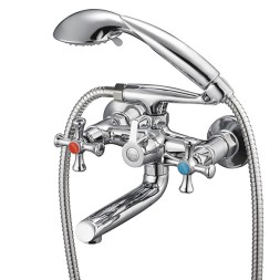 Смеситель для ванны и раковины 1/2 кер Glauf QML3-A827 - QML3-A827