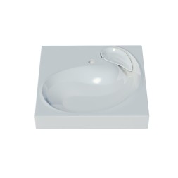 Раковина над стиральной машиной &amp;quot;Buta&amp;quot; 60*60 ш*г, с кронштейнами (Madera) - 4627173210348 