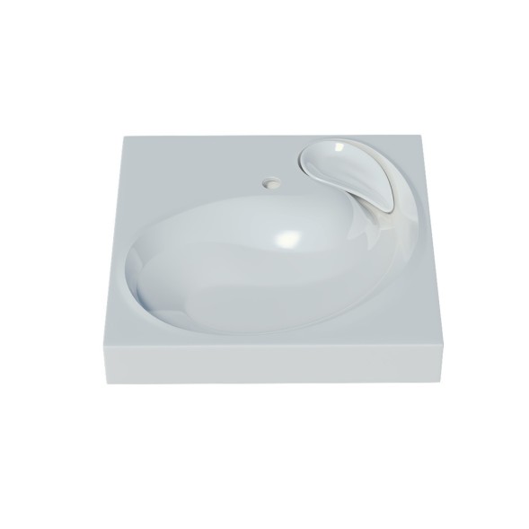 Раковина над стиральной машиной &amp;quot;Buta&amp;quot; 60*60 ш*г, с кронштейнами (Madera) - 4627173210348 