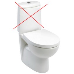 Чаша унитаза Roca VICTORIA NORD горизонтальный выпуск (7.342N.D.700.0)