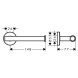 Держатель туалетной бумаги Hansgrohe Logis Universa, хром (41726000)