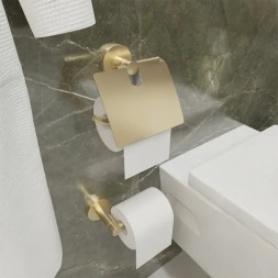 Держатель для туалетной бумаги Fixsen Comfort Gold золото сатин (FX-87010A )