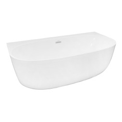 Ванна акриловая Azario STANFORD 1700х850х580 пристенная, в комплекте с сифоном и металлической рамой (AZ-6727)