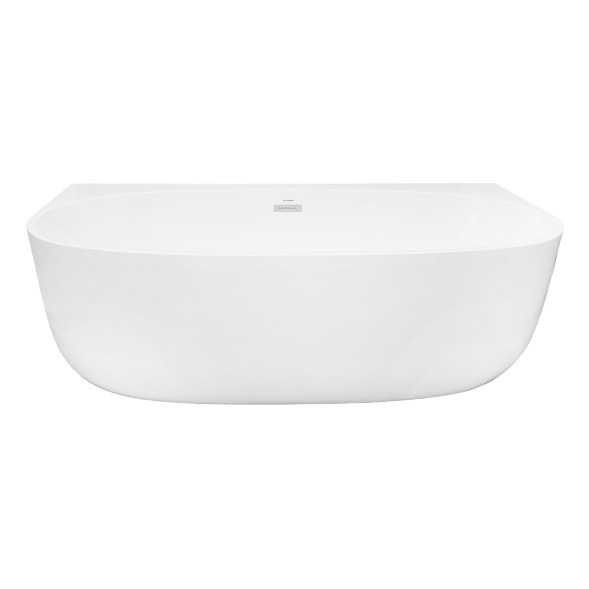 Ванна акриловая Azario STANFORD 1700х850х580 пристенная, в комплекте с сифоном и металлической рамой (AZ-6727)