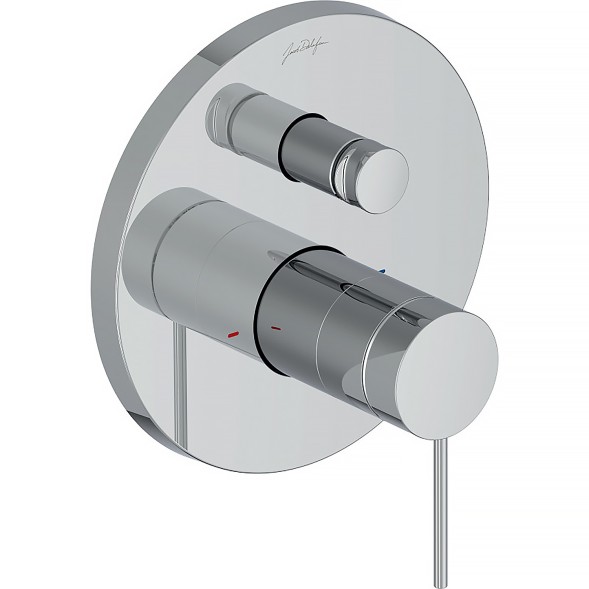 Смеситель для душа Jacob Delafon Metro внешняя часть, на 2 потребителя, хром (E78021-4A-CP)