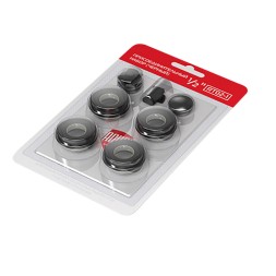 Комплект для радиатора 3/4'' без кронштейнов (черный) ROYAL THERMO - RT03.1-1