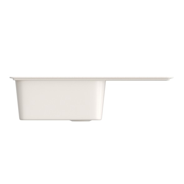 Мойка ML-GMS15 СТАНДАРТ с крылом, белый (331), 640*505*185мм - 00-00002366 