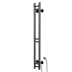 Полотенцесушитель MIXLINE MOON BLACK 120/10 (таймер,103 Вт) электрический ЧЕРНЫЙ - ML-556251