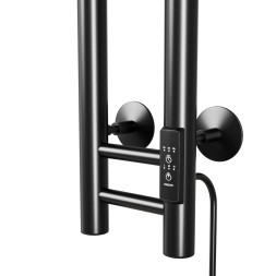 Полотенцесушитель MIXLINE MOON BLACK 120/10 (таймер,103 Вт) электрический ЧЕРНЫЙ - ML-556251