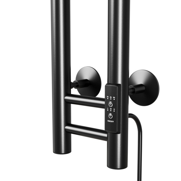 Полотенцесушитель MIXLINE MOON BLACK 120/10 (таймер,103 Вт) электрический ЧЕРНЫЙ - ML-556251 