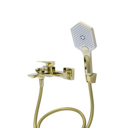 Смеситель для ванны 30к HB60726-5 HAIBA ЗОЛОТОЙ - HB60726-5