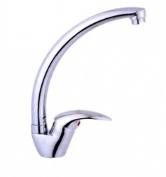 Смеситель для кухни 35к L4138-В Ledeme б/отв боковая, силумин - L4138-B 