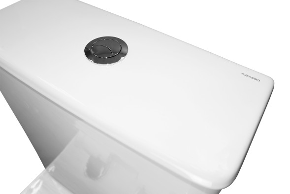 Унитаз-компакт Azario FRENTO 340x650х770 безободковый, в комплекте с бачком и сиденьем микролифт (AZ-2311)