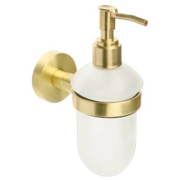 Дозатор жидкого мыла Fixsen Comfort Gold стекло, золото сатин (FX-87012)