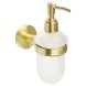 Дозатор жидкого мыла Fixsen Comfort Gold стекло, золото сатин (FX-87012)