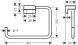 Кольцо для полотенца Hansgrohe AddStoris, хром (41754000)